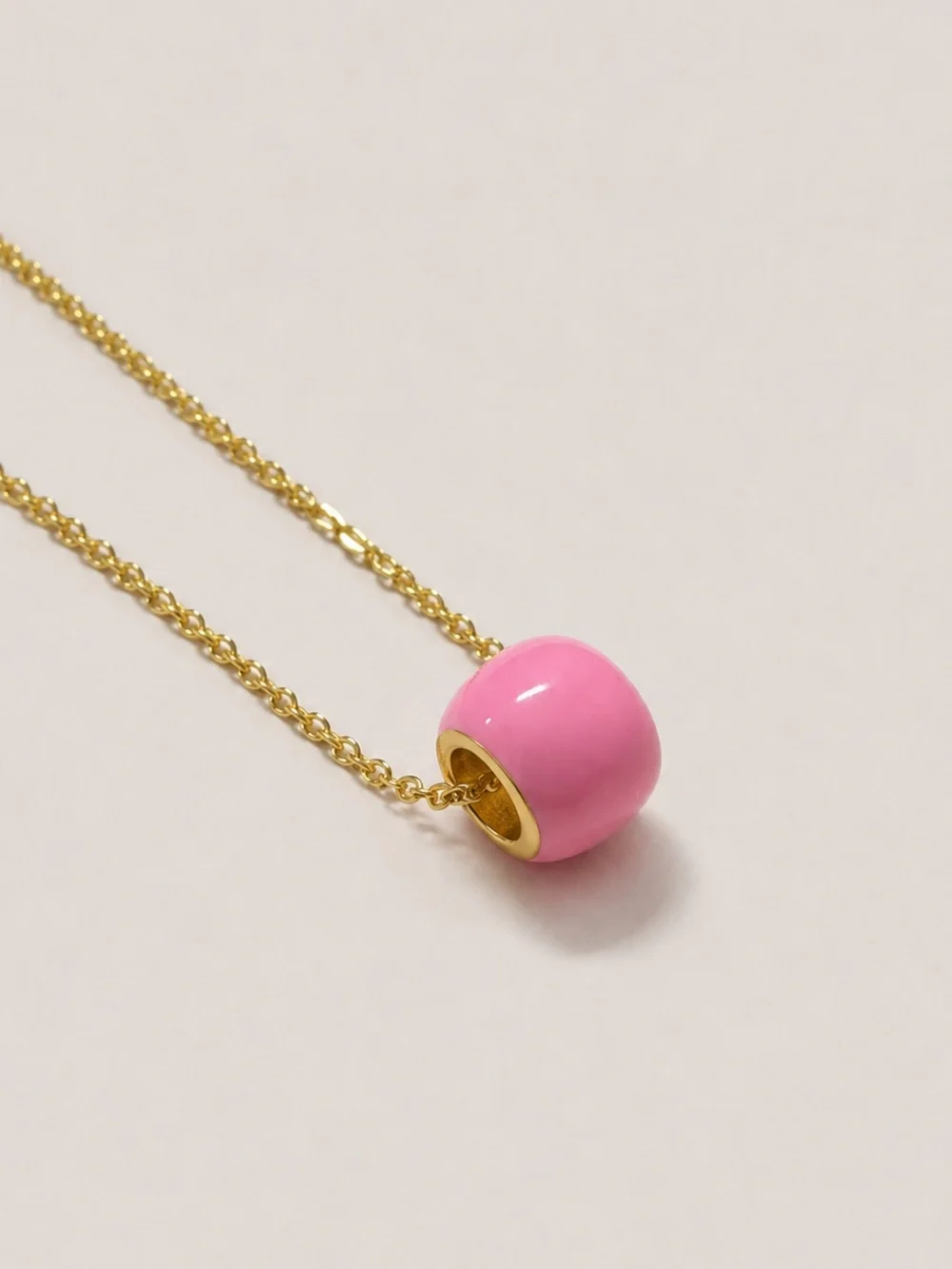 New! Preppy Colorful Pink Beaded Necklace NWOT